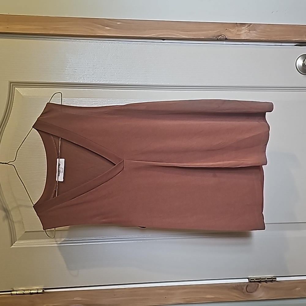 Double Zero Copper Brown Tank Top Blouse Size Large